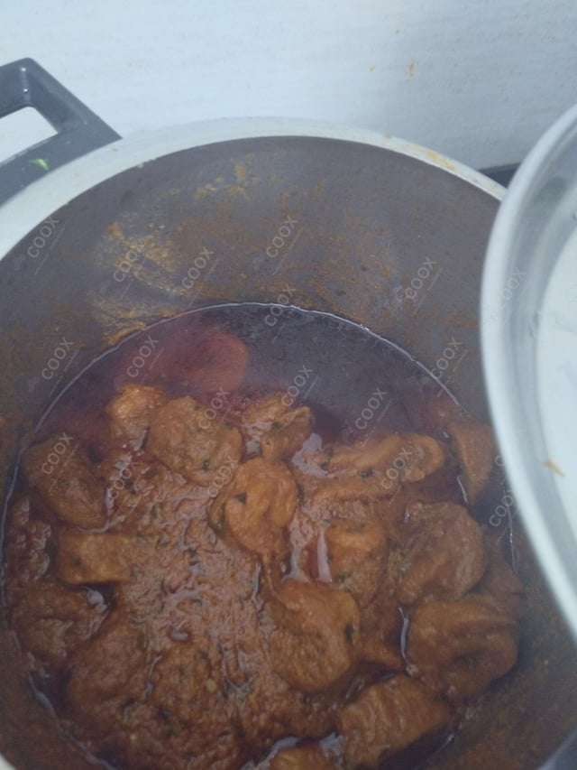 Delicious Soya Chaap (Gravy) prepared by COOX