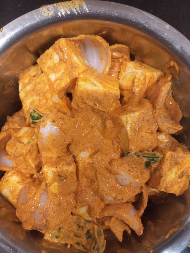 Delicious Paneer Tikka prepared by COOX