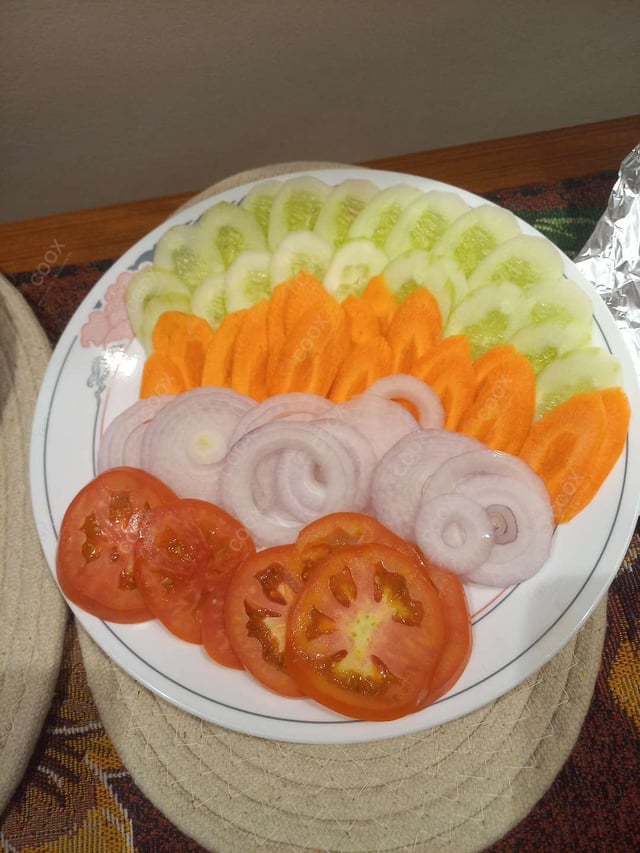 Delicious Salad, Papad prepared by COOX