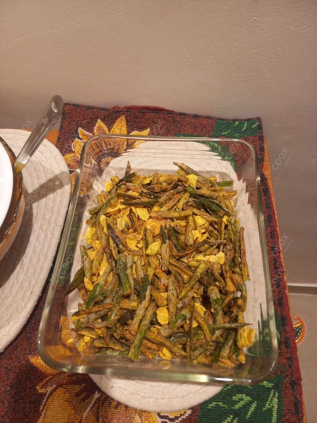 Delicious Kurkuri Bhindi prepared by COOX