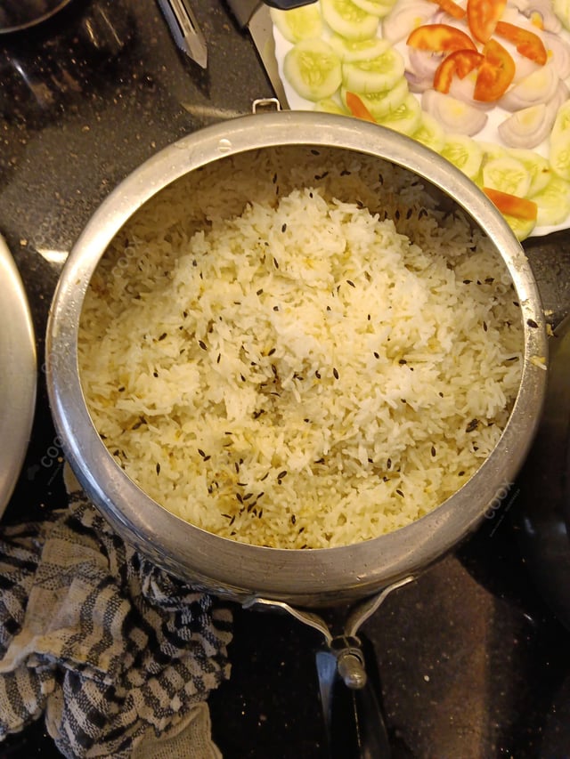 Delicious Steamed Rice prepared by COOX