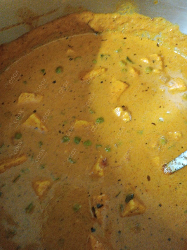 Delicious Matar Paneer prepared by COOX