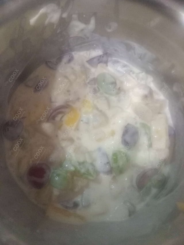 Delicious Fruit Cream prepared by COOX
