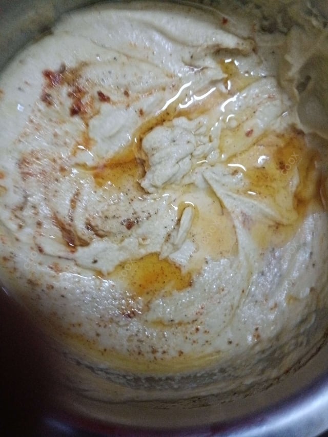 Delicious Hummus Dip prepared by COOX