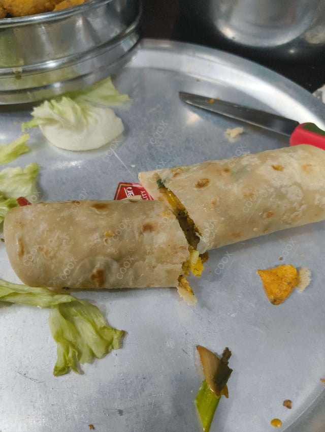 Delicious Veg Kathi Rolls prepared by COOX
