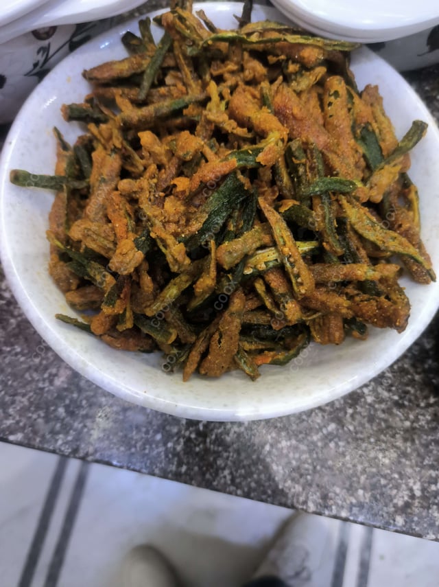 Delicious Kurkuri Bhindi prepared by COOX