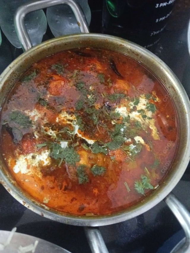 Delicious Egg Curry prepared by COOX