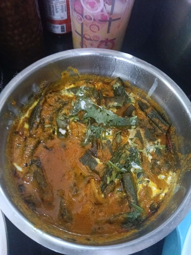 Delicious Bhindi do Pyaza prepared by COOX