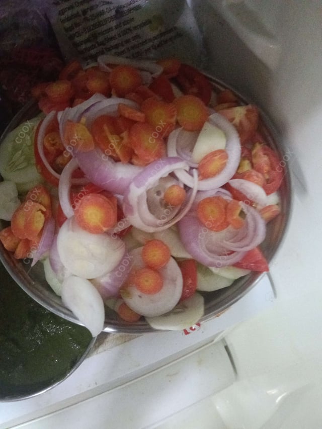 Delicious Salad, Papad prepared by COOX