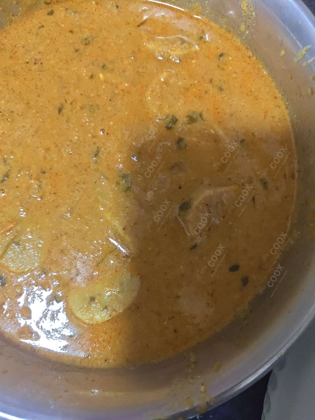 Delicious Gatte ki Sabzi prepared by COOX