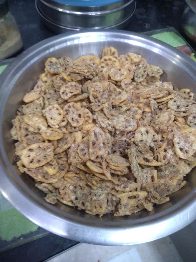 Delicious Chilli Lotus Stem prepared by COOX