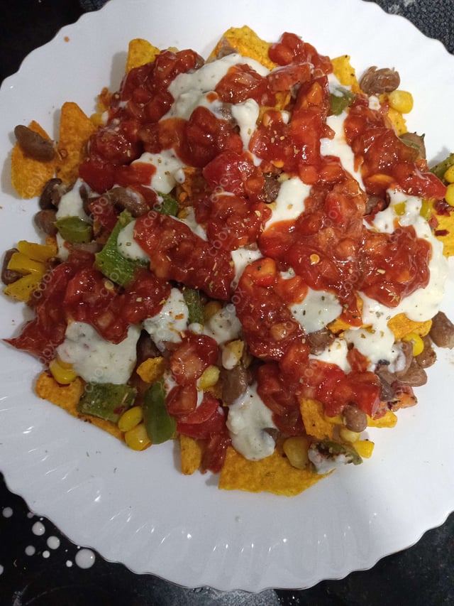 Delicious Cheese Nachos prepared by COOX