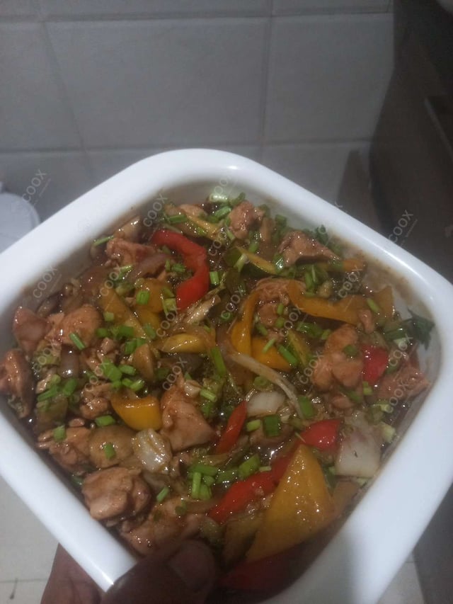 Delicious Chicken in Black Bean Sauce prepared by COOX