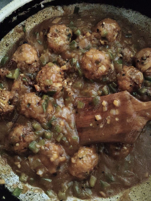 Delicious Veg Manchurian (Gravy) prepared by COOX
