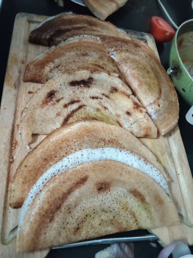 Delicious Dosa (Plain & Masala) prepared by COOX