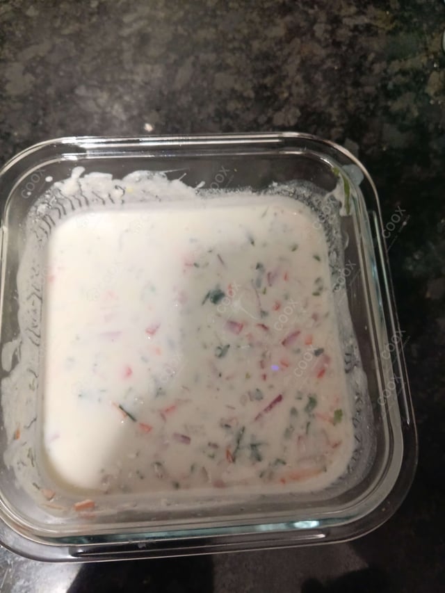Delicious Mix Veg Raita prepared by COOX