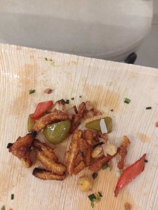 Delicious Crispy Chilli Baby Corn prepared by COOX
