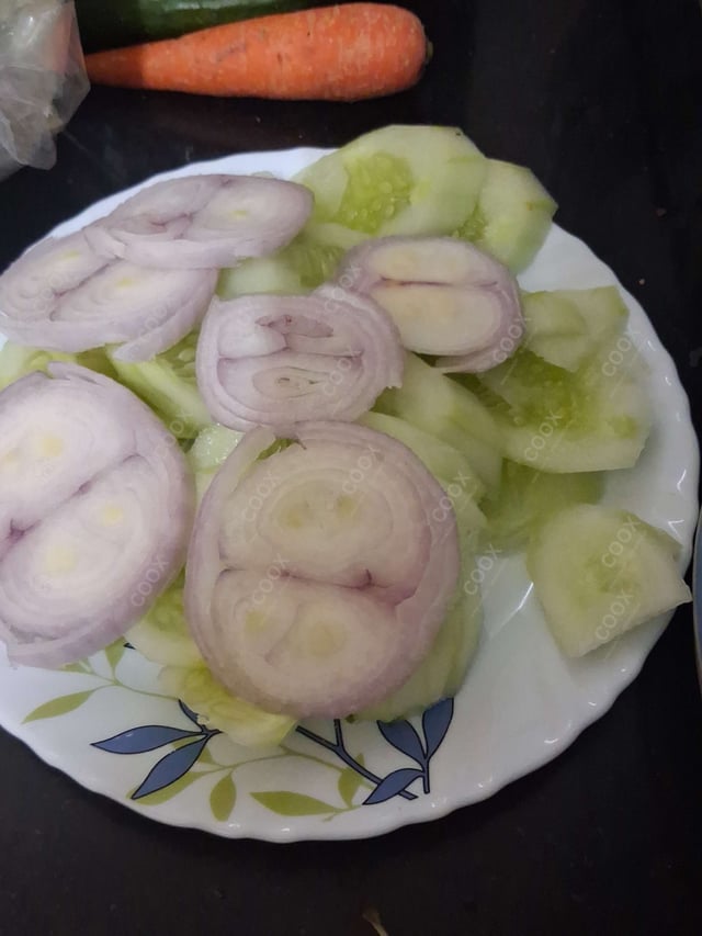 Delicious Salad, Papad prepared by COOX