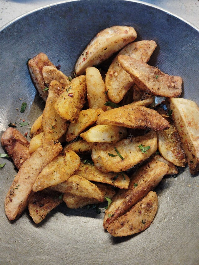 Delicious Potato Wedges prepared by COOX