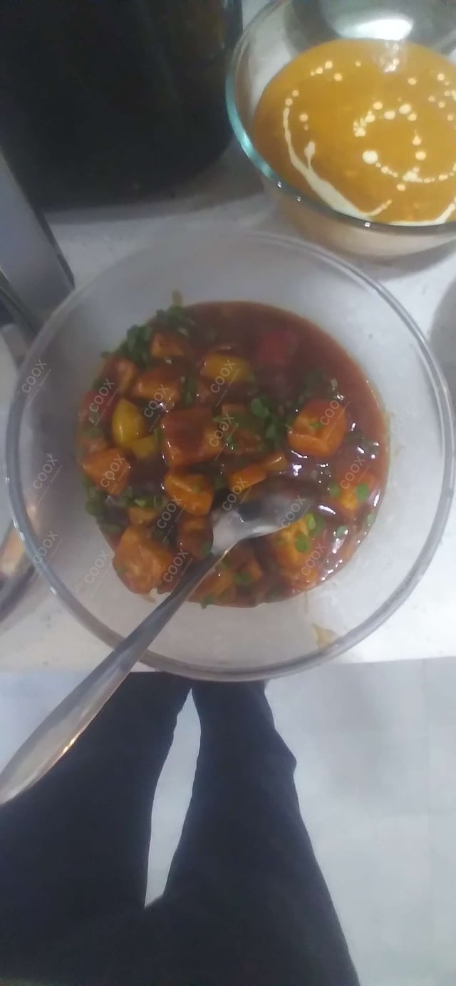 Delicious Chilli Paneer (Dry) prepared by COOX