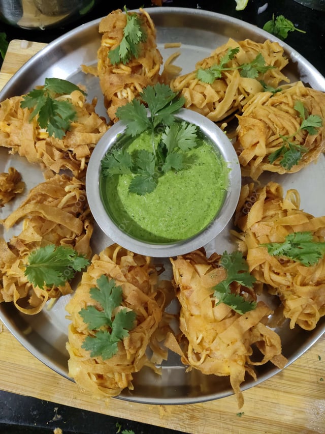 Delicious Threaded Paneer  prepared by COOX