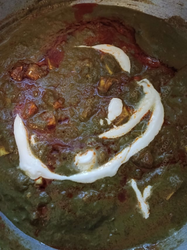 Delicious Palak Paneer prepared by COOX