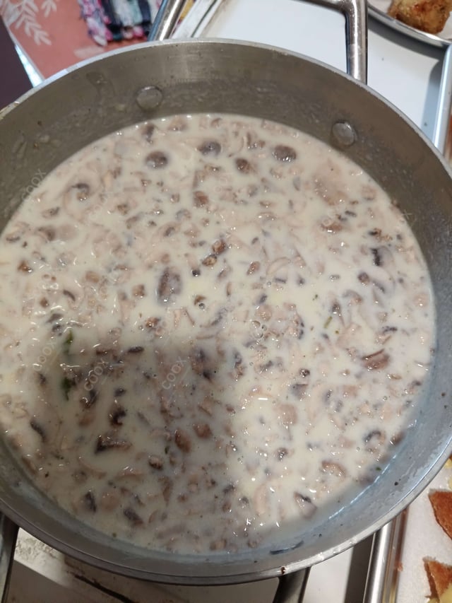 Delicious Cream of Mushroom prepared by COOX