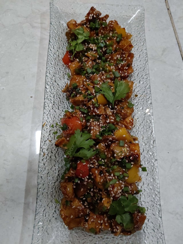 Delicious Honey Chilli Potato prepared by COOX