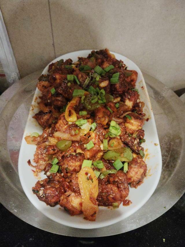 Delicious Red Chilli Prawns prepared by COOX