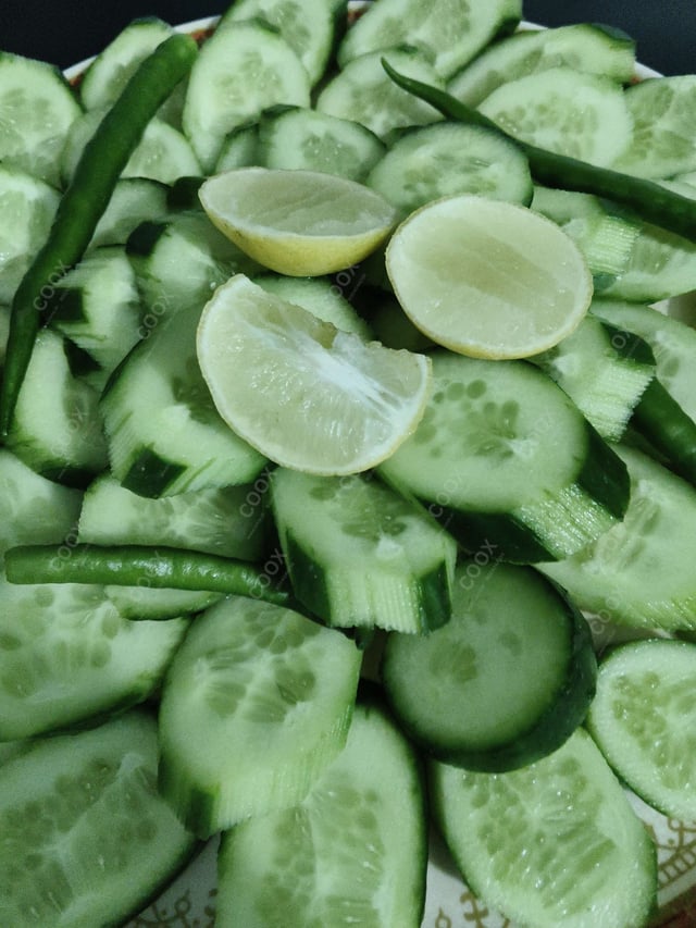 Delicious Salad, Papad prepared by COOX