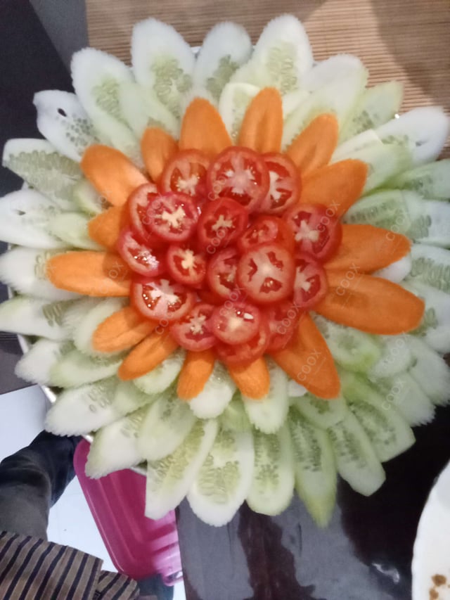Delicious Salad, Papad prepared by COOX