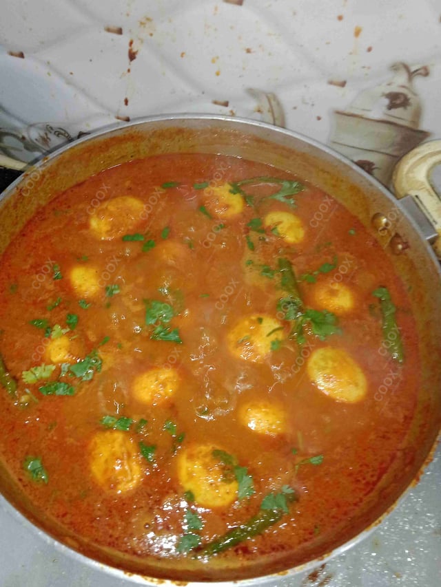 Delicious Egg Curry prepared by COOX