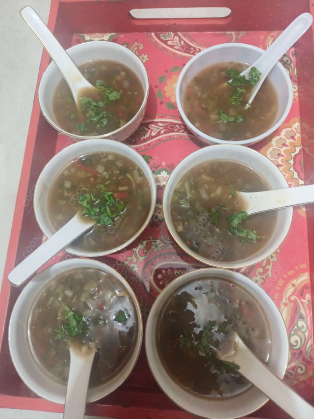 Delicious Lemon Coriander Soup prepared by COOX