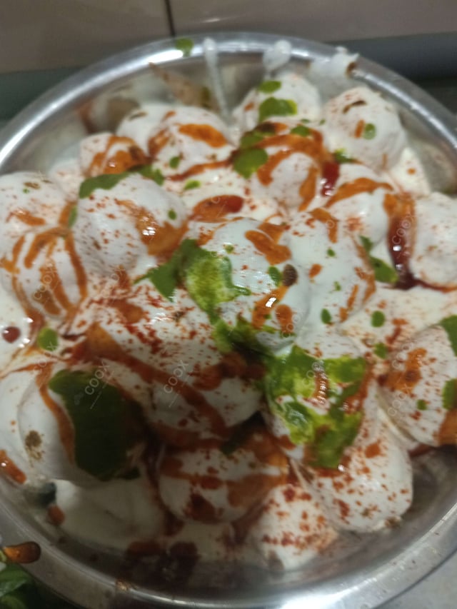 Delicious Dahi Bhalla prepared by COOX