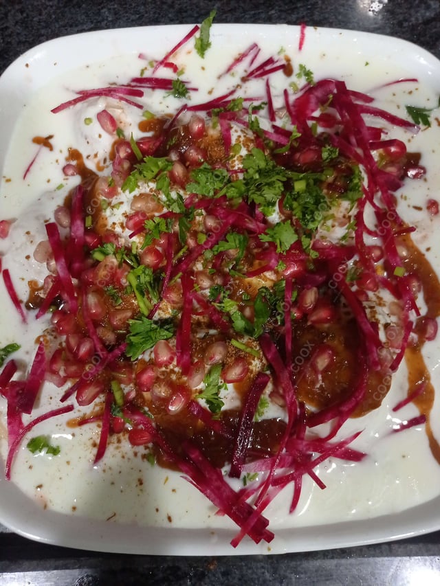 Delicious Dahi Bhalla prepared by COOX