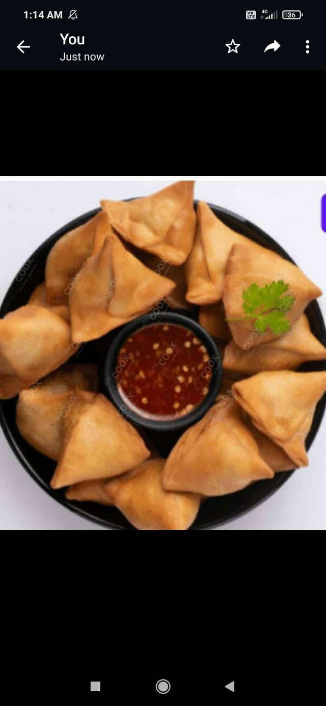 Delicious Mini Samosas prepared by COOX