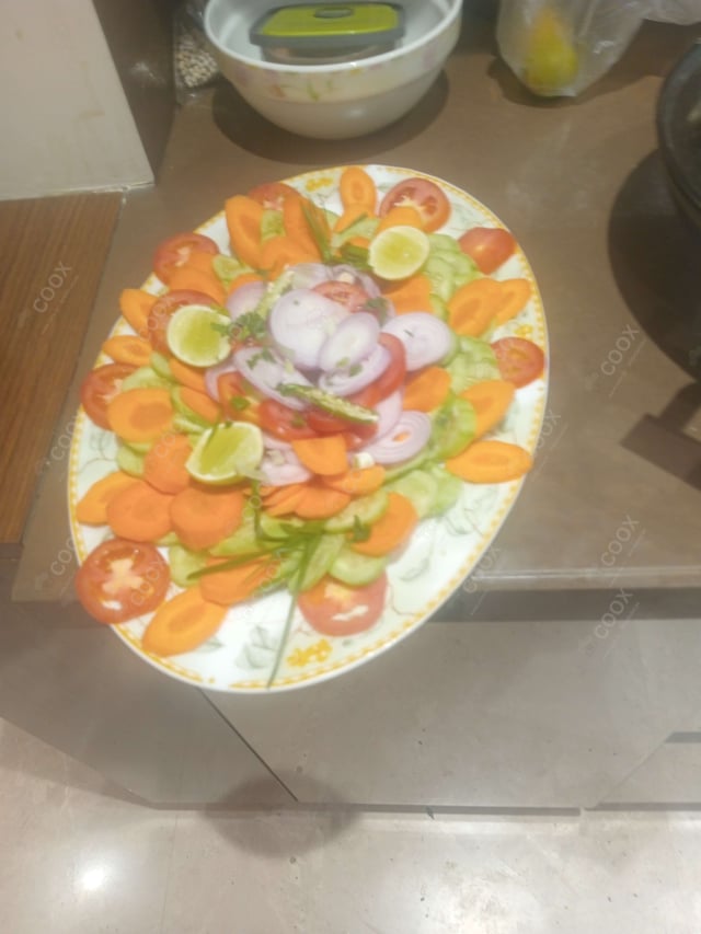 Delicious Salad, Papad prepared by COOX