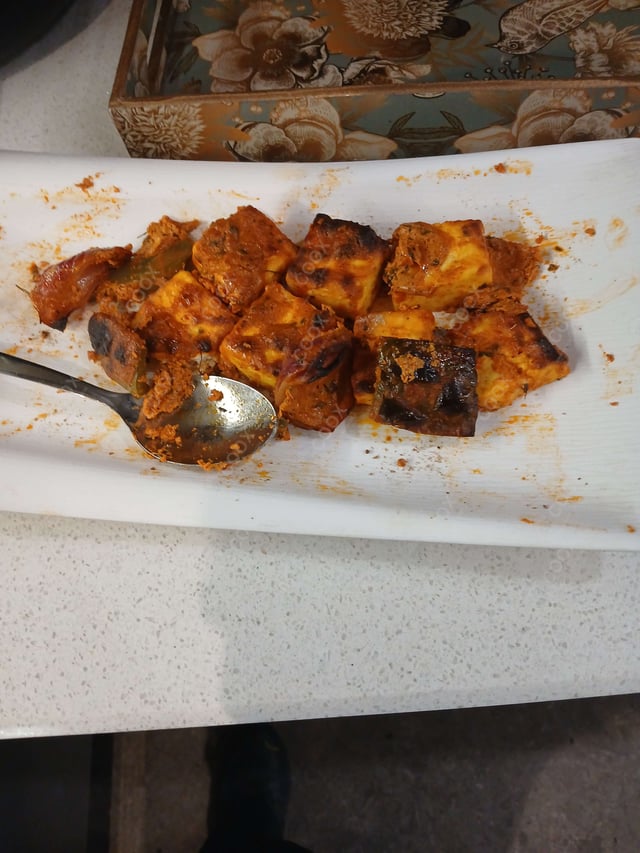 Delicious Paneer Tikka prepared by COOX