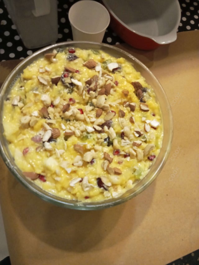 Delicious Fruit Custard prepared by COOX