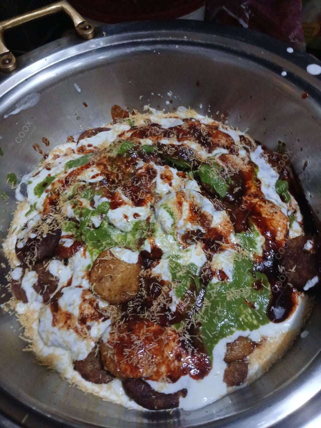 Delicious Aloo Tikki Chaat prepared by COOX