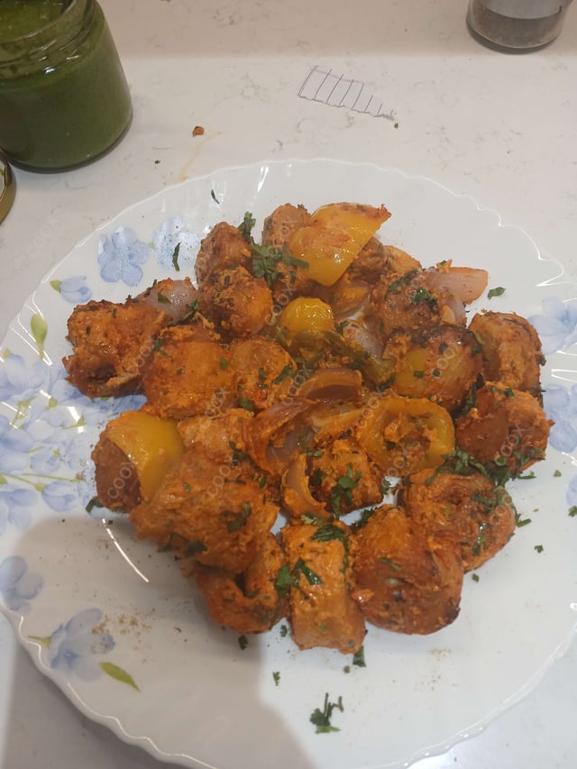 Delicious Soya Malai Chaap (Dry) prepared by COOX