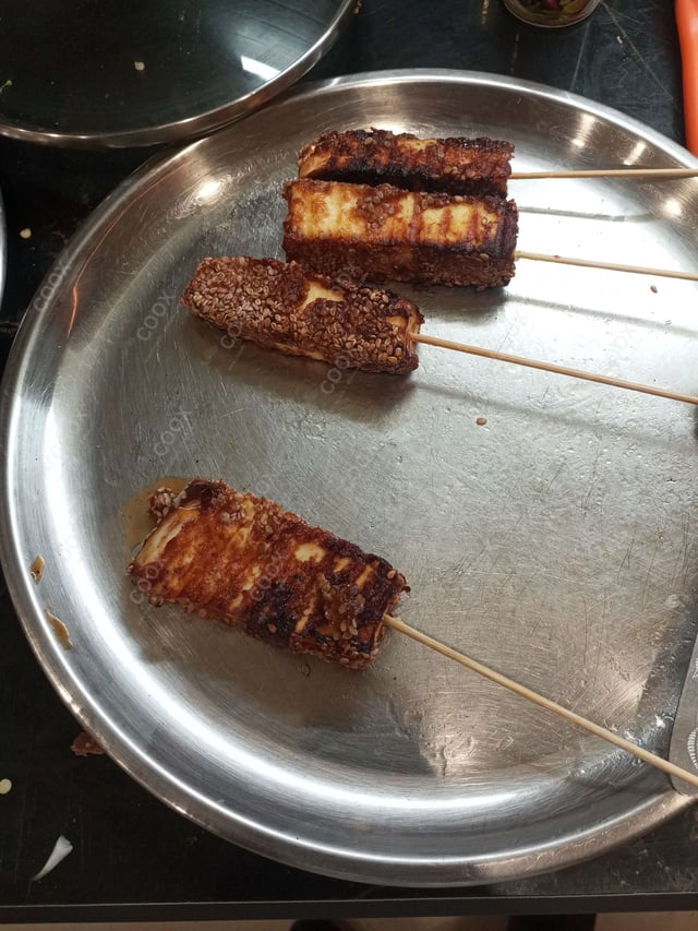 Delicious Thai Paneer Satay prepared by COOX