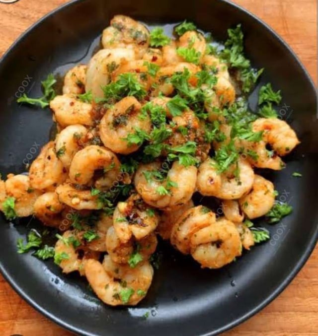 Delicious Butter Garlic Prawns prepared by COOX