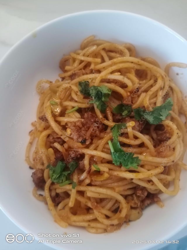 Delicious Spaghetti with Meatballs prepared by COOX