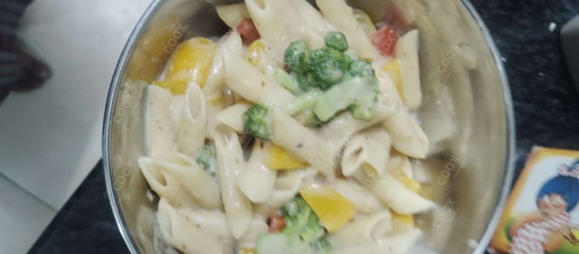 Delicious Pasta in White Sauce prepared by COOX