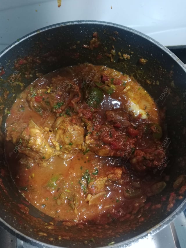 Delicious Kadhai Chicken prepared by COOX