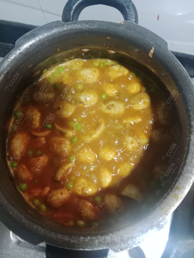 Delicious Matar Mushroom prepared by COOX