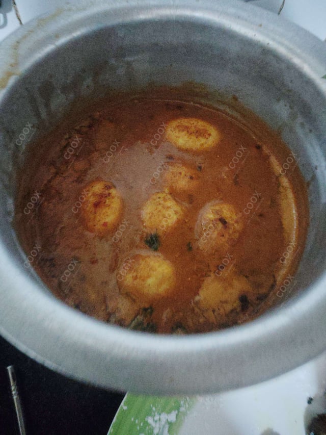Delicious Egg Curry prepared by COOX