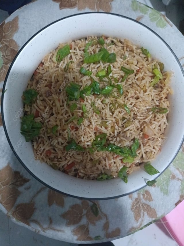 Delicious Veg Fried Rice prepared by COOX