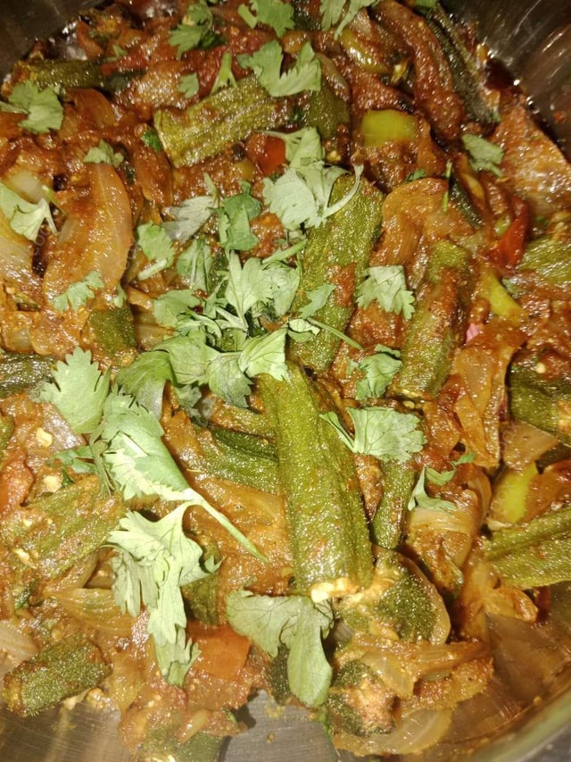 Delicious Bhindi do Pyaza prepared by COOX